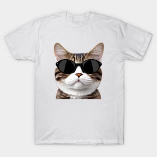 Funny Cat, Cat With Sunglass T-Shirt